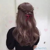 马尾头像女生背影意境