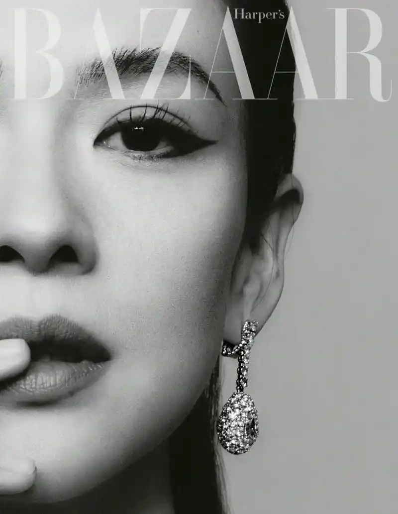 时尚芭莎五月刊预告,章子怡登封.