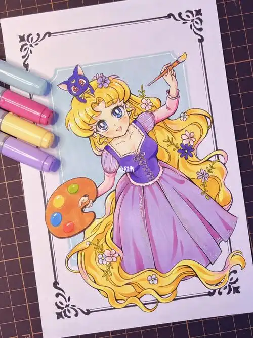 小兔版长发公主乐佩