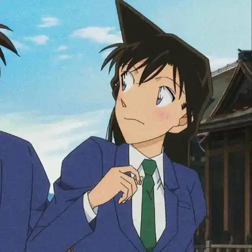 柯南情头柯南情侣头像对太喜欢的人我们都会有沟通障碍