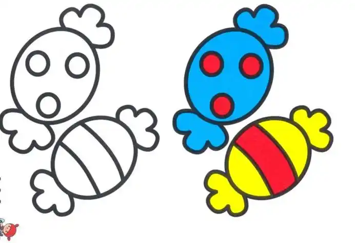 画画简笔画画画简笔画小女孩