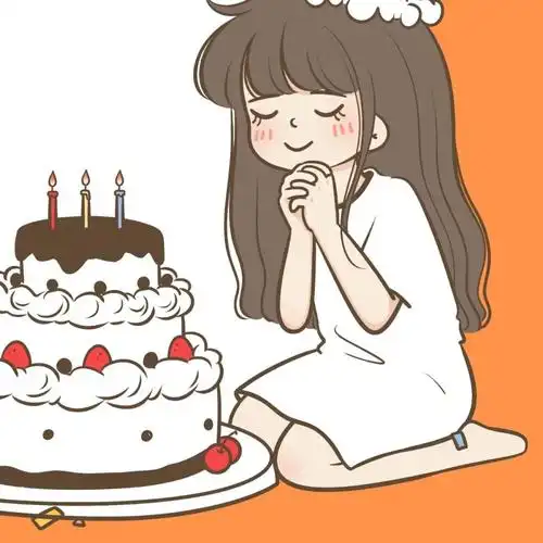 配图生日发圈的九宫格