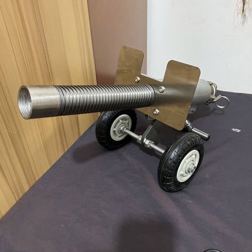 纯手工大炮摆件自动回弹后坐力好童年回忆哄孩定制网红新款利器
