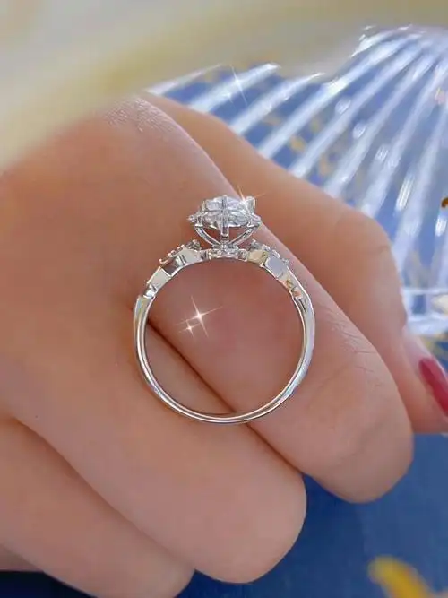 50分钻戒一克拉效果