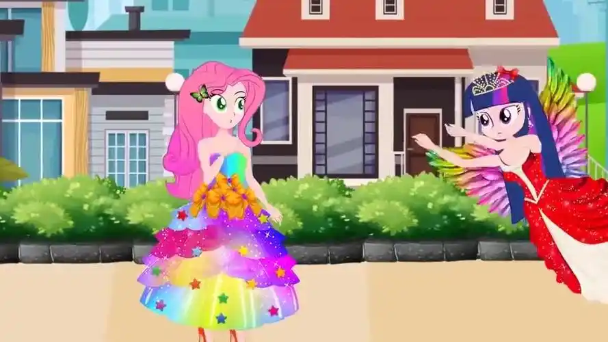 紫悦公主怎么随便诬蔑女孩呢?裙子到底是不是女孩偷的?小马国女孩游戏