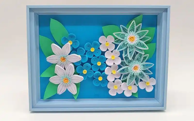 【衍纸艺术】平面衍纸作品-一分钟衍纸教程,来跟着大叔一起手工制作漂