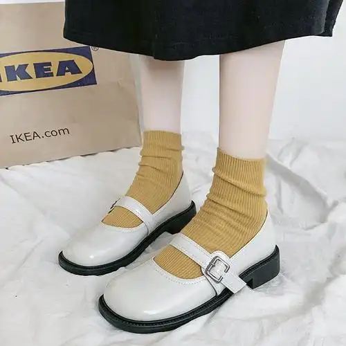 初中生朗诵演出表演合唱公主礼仪校服舞台小学生单鞋