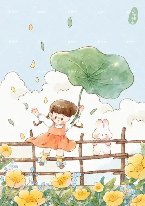 治愈系插画菊次郎的夏天