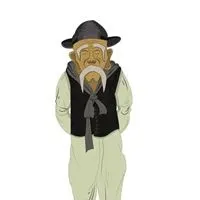 慈祥的老爷爷的图片漫画头像【点击鼠标右键下载】