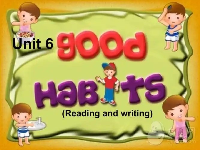 广东粤人版五年级下册英语unit6goodhabitslesson4ppt课件含教案编号d