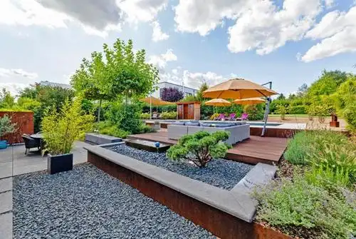 庭院设计:大面积的南方花园,这么设计"大而不空"完美至极