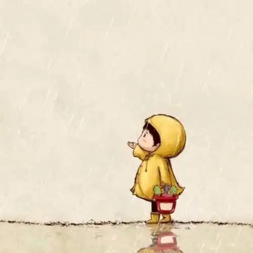 雨天治愈系头像图片