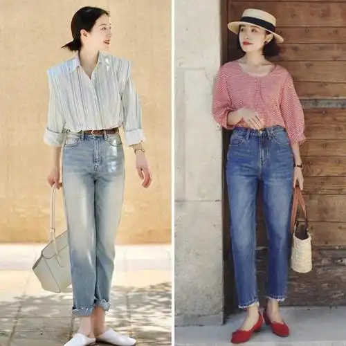 女士小脚运动裤配什么鞋子,运动休闲小脚裤搭配什么鞋子("九分裤 矮跟