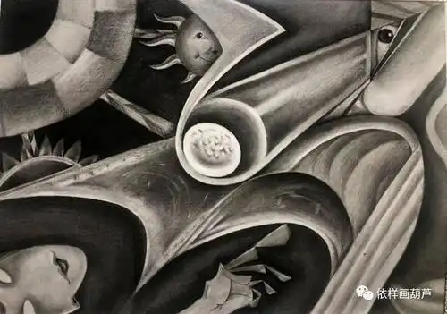 《境·象》2019设计素描结课汇报展作品欣赏(创意篇)