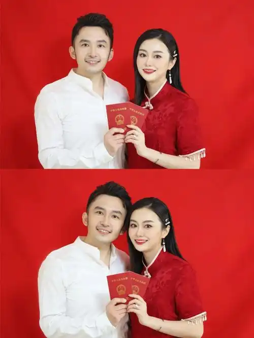 结婚证照片穿旗袍有多好看01北京领证