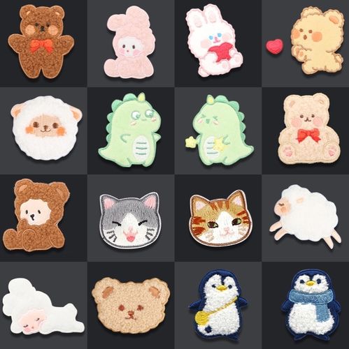 衣服贴纸遮丑补洞补贴衣牛仔裤补丁贴布女时尚补衣服图案可缝可贴