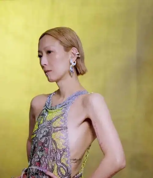 郑秀文最新造型照片惹争议年龄一大把了还是多穿点衣服吧