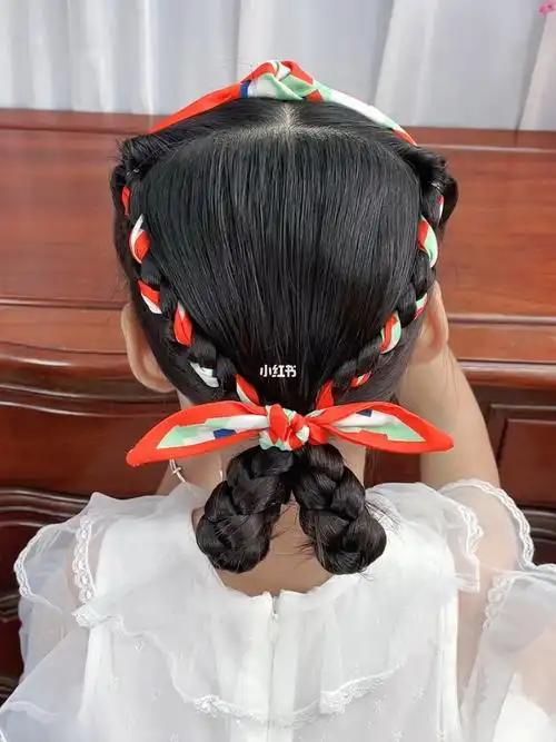 发带的第n种简单扎法,看完你肯定能学会#发带  #编发教程