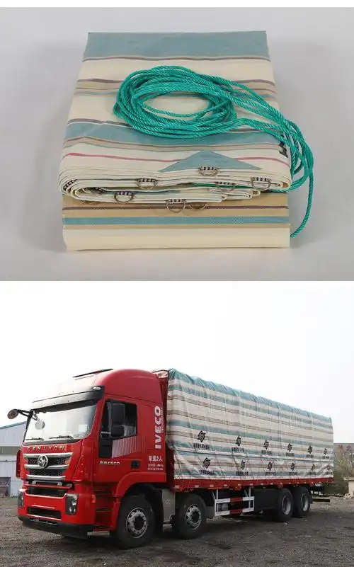 双临 德国蓝超轻耐磨货车篷布防雨布皮卡车篷布户外防雨防晒4.2米6.