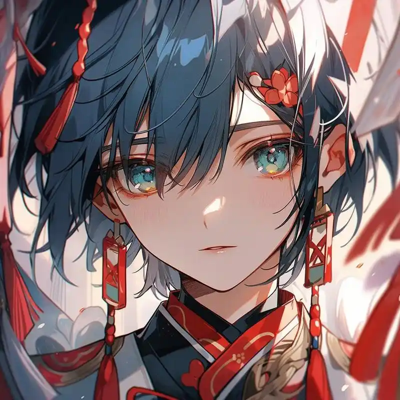 男生头像 | 第十三期 蓝发系列 梦幻纯青 酷 犹如蓝色的微风,轻盈而