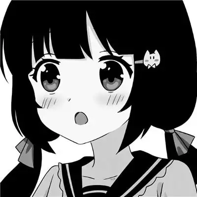 超火的日系ins风漫画头像黑白女生高清好看图片_女生动漫头像_头像屋
