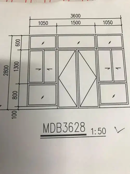 隔热铝合金型材(高透光low-e中空玻璃6 12a 6)