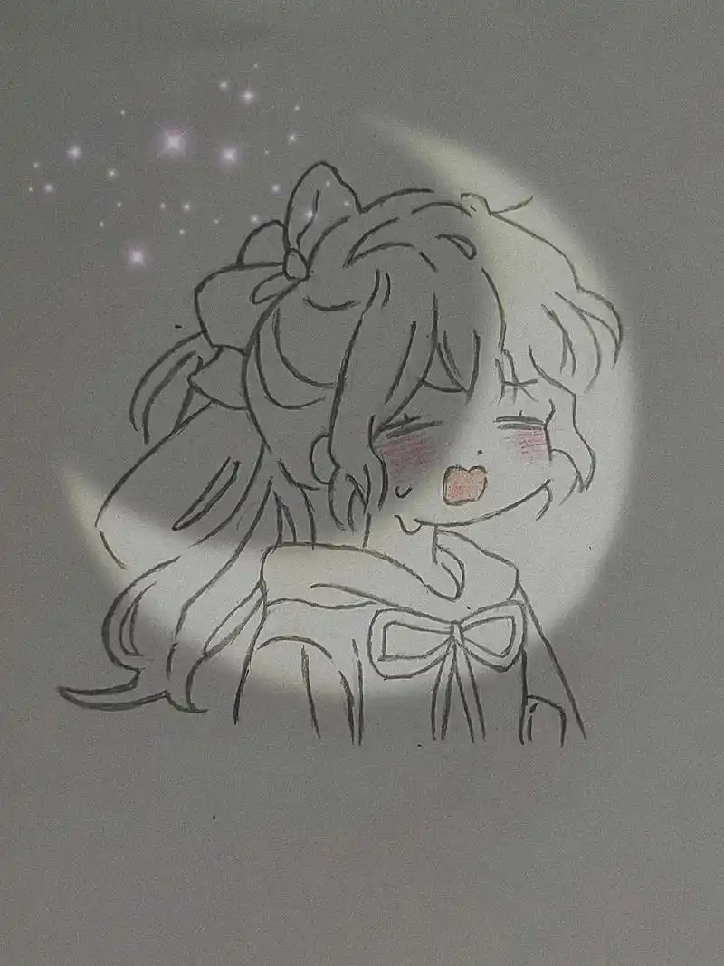 害羞小女孩绘画步骤 #铅笔简笔画 #卡通人物绘 - 抖音