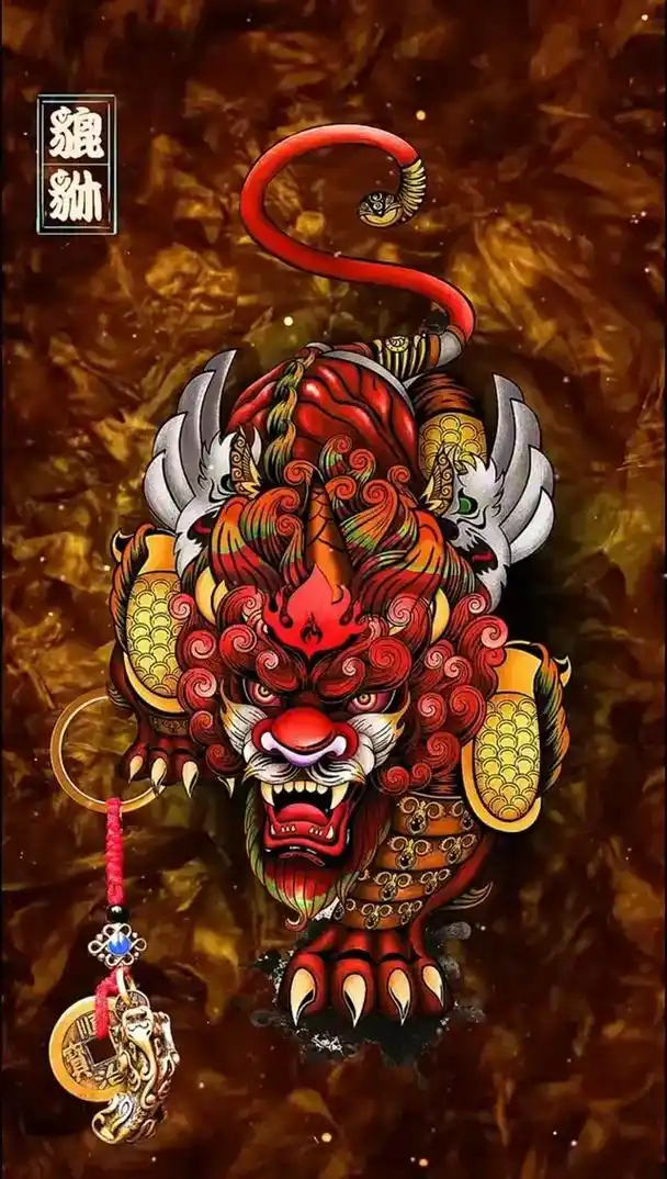 送你一张壁纸,招财貔貅 - 抖音