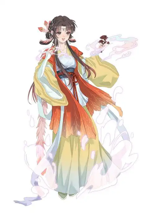 人物竖插国风古风