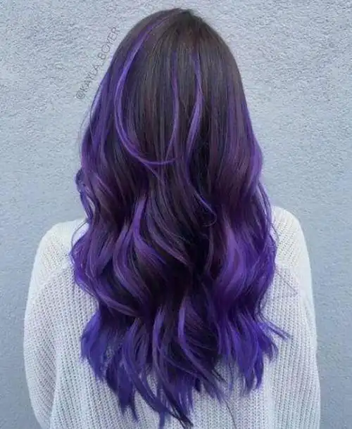 新年染什么头发更好看 这些紫色系发色超显气质_生活攻略_宝宝名字