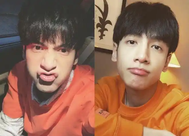 图片来源:微博@小熙叽de酸柠檬男明星嘟嘴6:许凯许凯的河豚式嘟嘴也