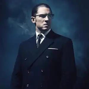 第七版黑金框高品原版手工汤姆哈迪同款黑道传奇板材纯钛眼镜