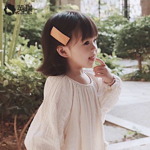 儿童假发小头真人发丝短发加小码小女孩术后整顶日常整顶假发