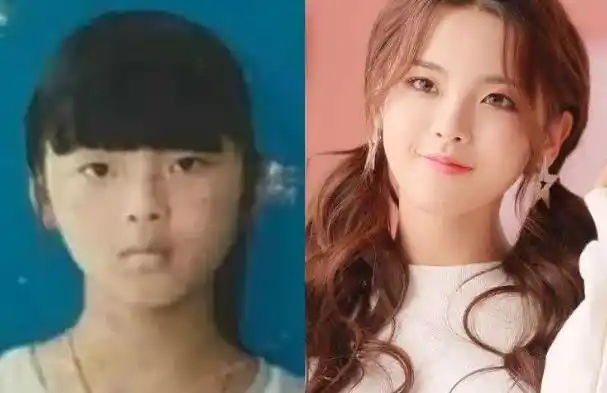 堪称开挂式整容的明星杨超越变化大千玺像换脸了一样