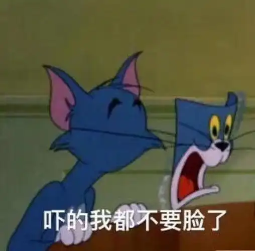 吓得我都不要脸了一组猫与老鼠表情包67猫和老鼠卡通表情