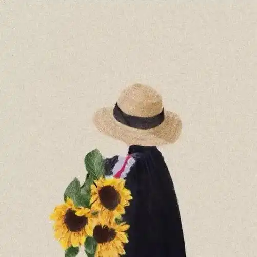 背影头像|你笑起来真好看,像春天的花儿一样