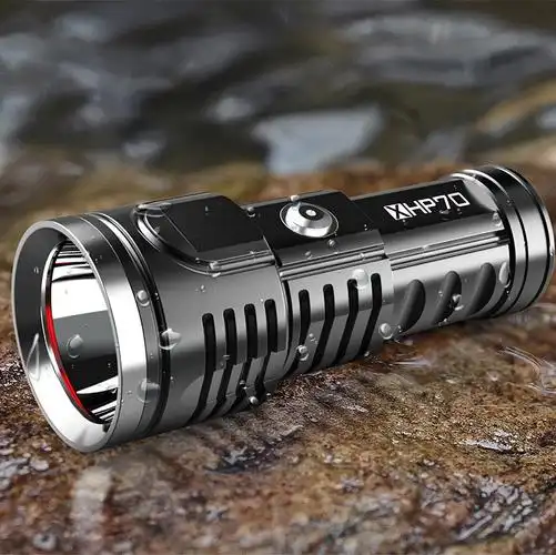 led强光手电筒氙气灯50000w小家用远射usb充电户外防水超亮便携