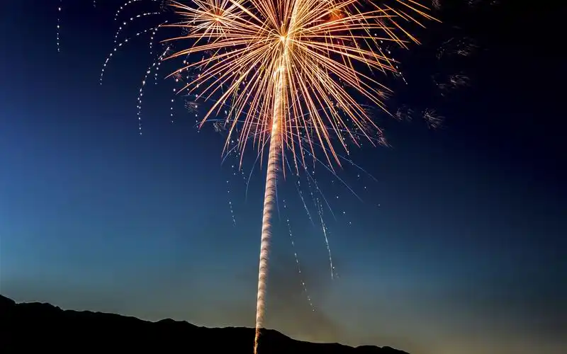 烟花,夜晚,天空,假期 壁纸 - 1680x1050