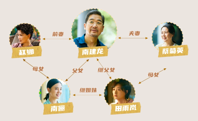 再婚家庭人物关系图