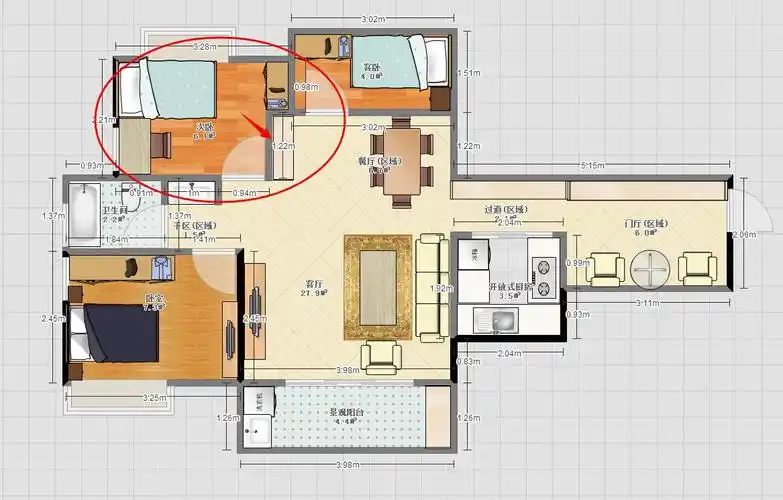 【原来户型可以这样改】84平两房改三房,最强收纳改造示范