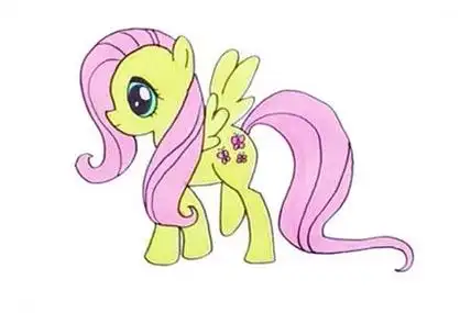 小马宝莉 萌萌的彩虹小马苹果丽丽视频教程-简笔画大全