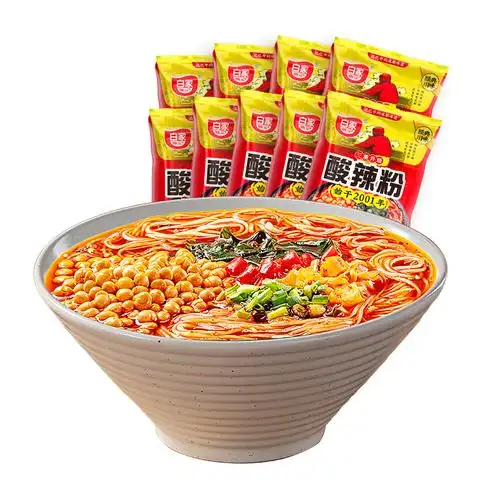 白家陈记酸辣粉方便粉丝108g*10袋(热品库)