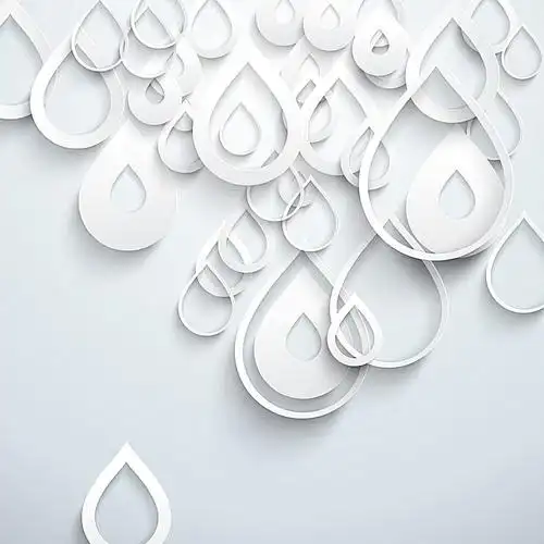 素材模板下载,本次设计元素 作品主题是 白色水滴立体背