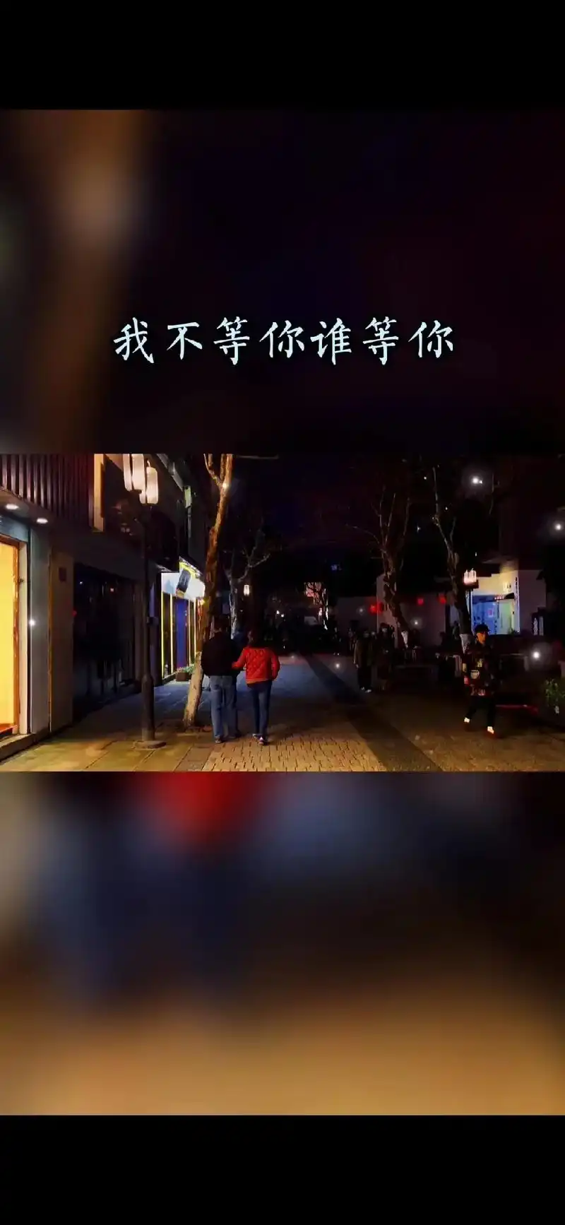 我不等你谁等你,我不等你我等谁,你不等我我等你,你不爱我我爱 - 抖音