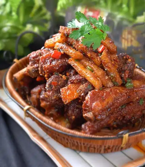 香辣大排 湘菜某连锁店特色菜 : 湘菜原料配送|湘菜食材|长沙唐杰食品
