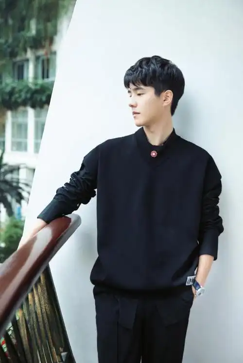 刘昊然拍摄时尚大片,白衬衣简约清新,小猪挎包超抢镜