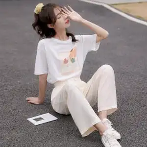 女童14岁15岁夏季套装韩版图片