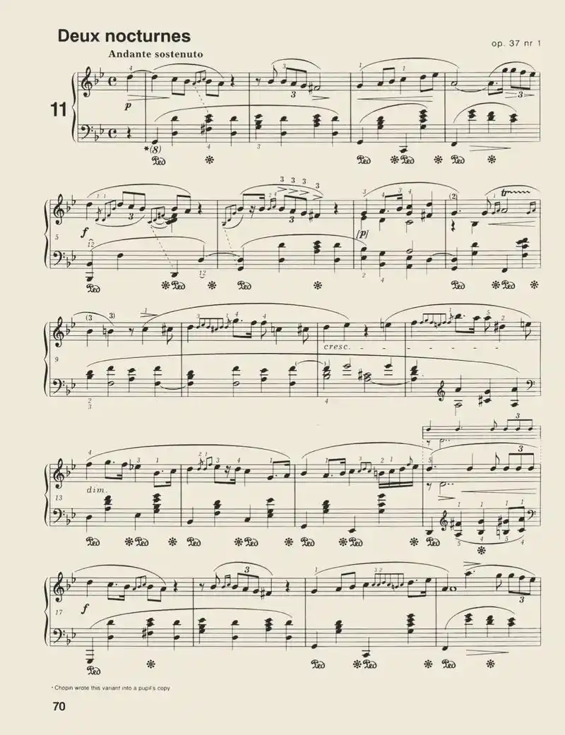 肖邦 g小调夜曲 op.37 no.1#古典音乐 #乐谱 # - 抖音