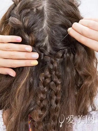 diy长卷发辫子公主头气质绚丽浪漫吸睛