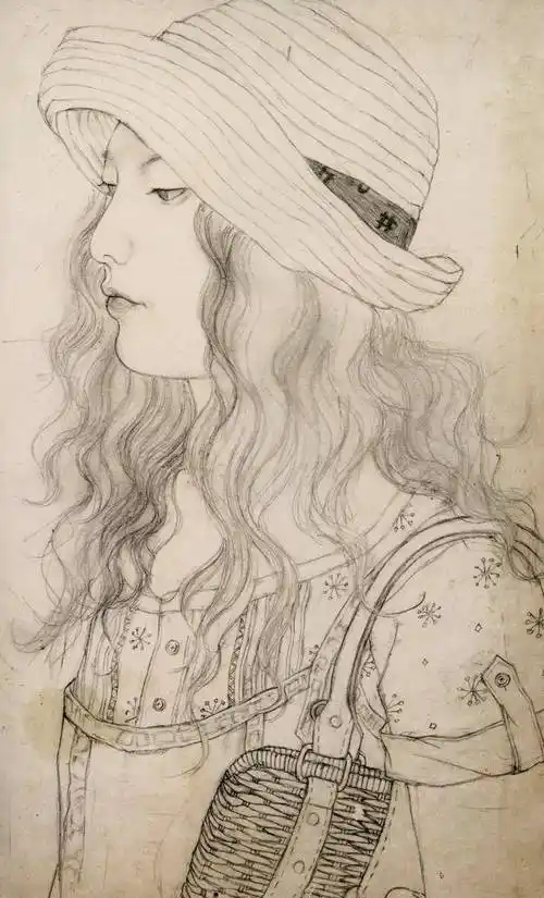 怎样画中国画人物线描?_艺术